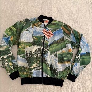 Multicolor Scenic Golf Jacket